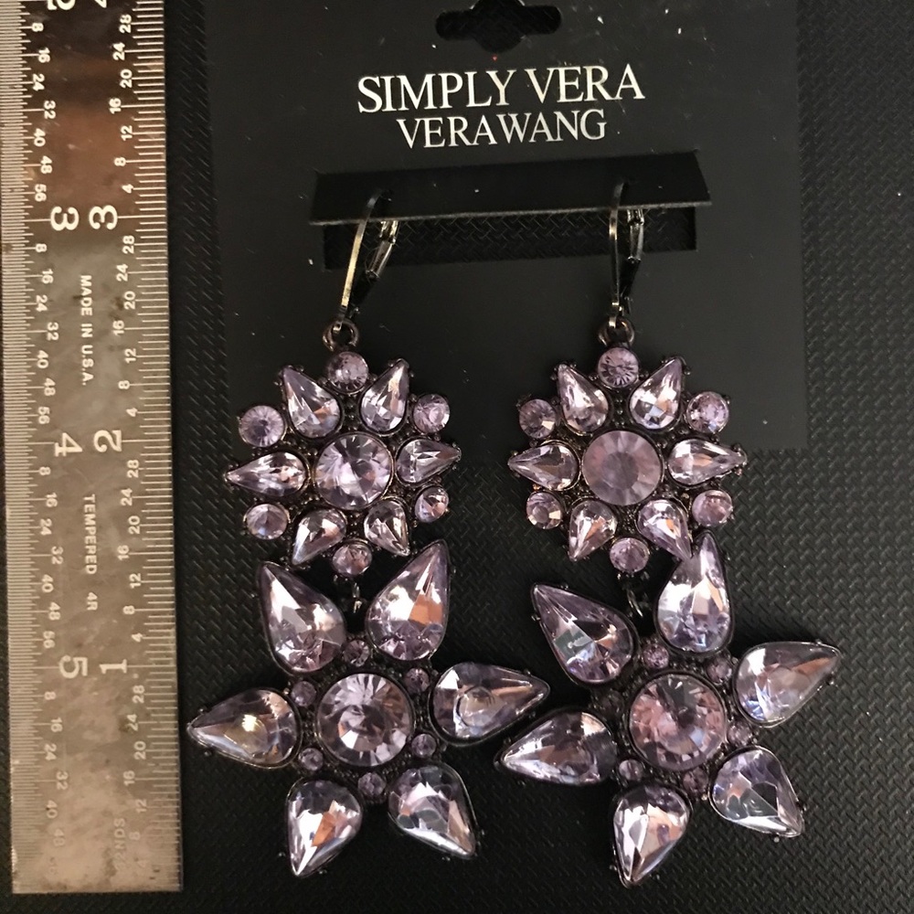 Simply Vera wang lavender earrings